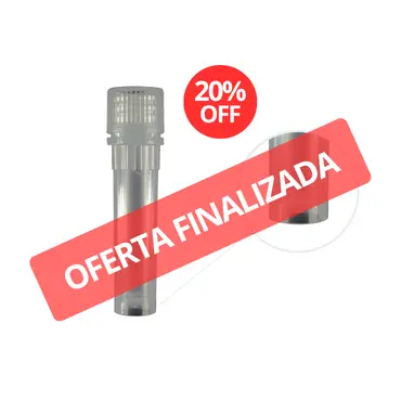 Microtubo 2,0 mL para centrifuga com fundo cônico, cor neutra, não estéril, tampa de rosca, com base Axygen - pacote com 500 unid.